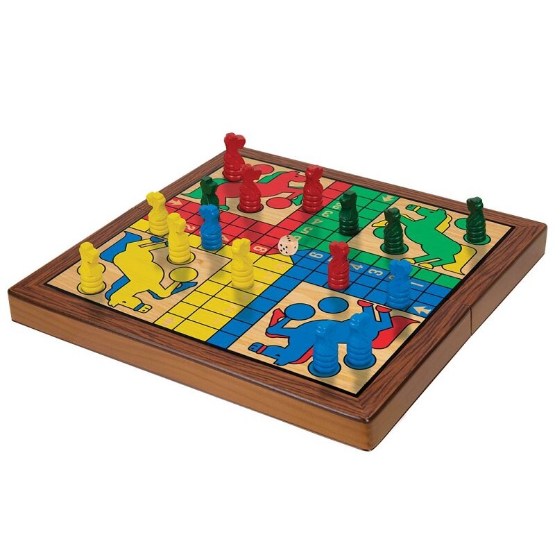Jeu de Petits Chevaux Pliable (en bois) – Image 2