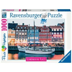 RAVENSBURGER – Puzzle – 1000p : Copenhague, Danemark (Highlight)