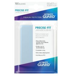 Ultimate Guard – 100 pochettes Precise-Fit Sleeves (format japonais) – Transparent