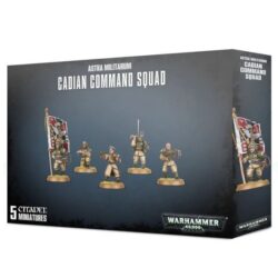 W40K – Astra Militarum – Cadian Command Squad (ANCIEN) (47-09)