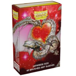 Protège Cartes – Dragon Shield : DS60J – Brushed Art JAP x60 (‘Valentine Dragons’ 2022)