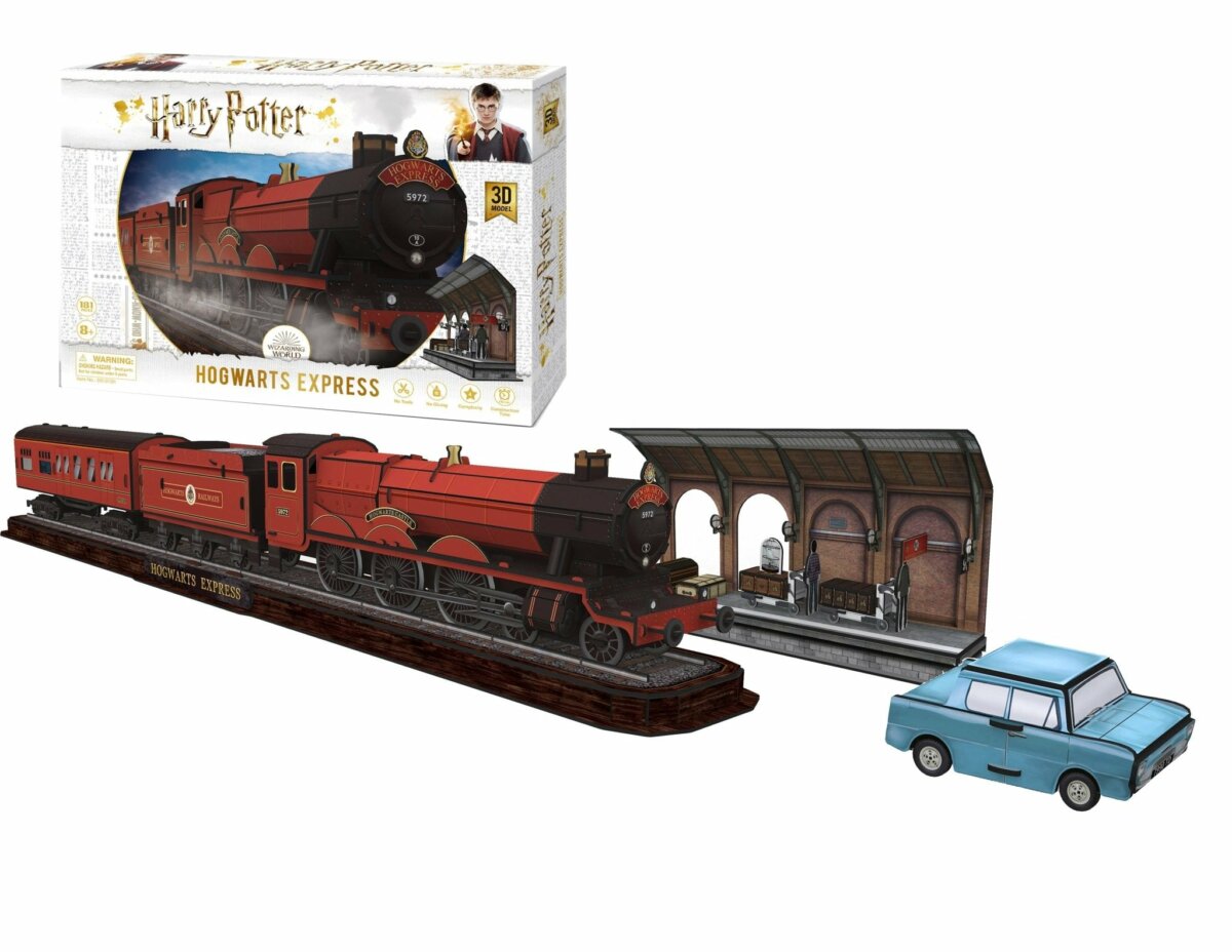 Puzzle 3D Model Kit : Harry Potter - Le Poudlard Express (Hogwarts Express  Set) (180 Pieces) – Les Dés masKés