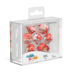 Oakie Doakie – Dice RPG / Dés JDR – Set Gemidice – Red Sky (7)