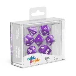Oakie Doakie – Dice RPG / Dés JDR – Set Solid – Violet (7)