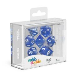 Oakie Doakie – Dice RPG / Dés JDR – Set Speckled – Bleu (7)