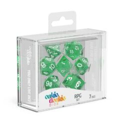 Oakie Doakie – Dice RPG / Dés JDR – Set Speckled – Vert (7)