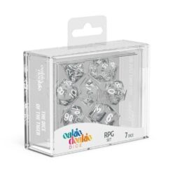 Oakie Doakie – Dice RPG / Dés JDR – Set Translucent – Transparent (7)