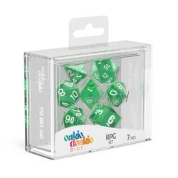 Oakie Doakie – Dice RPG / Dés JDR – Set Translucent – Vert (7)