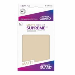 Ultimate Guard – 60 pochettes Supreme UX Sleeves (format japonais) – Sable Mat