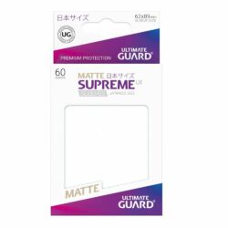Ultimate Guard – 60 pochettes Supreme UX Sleeves (format japonais) – Frosted Mat