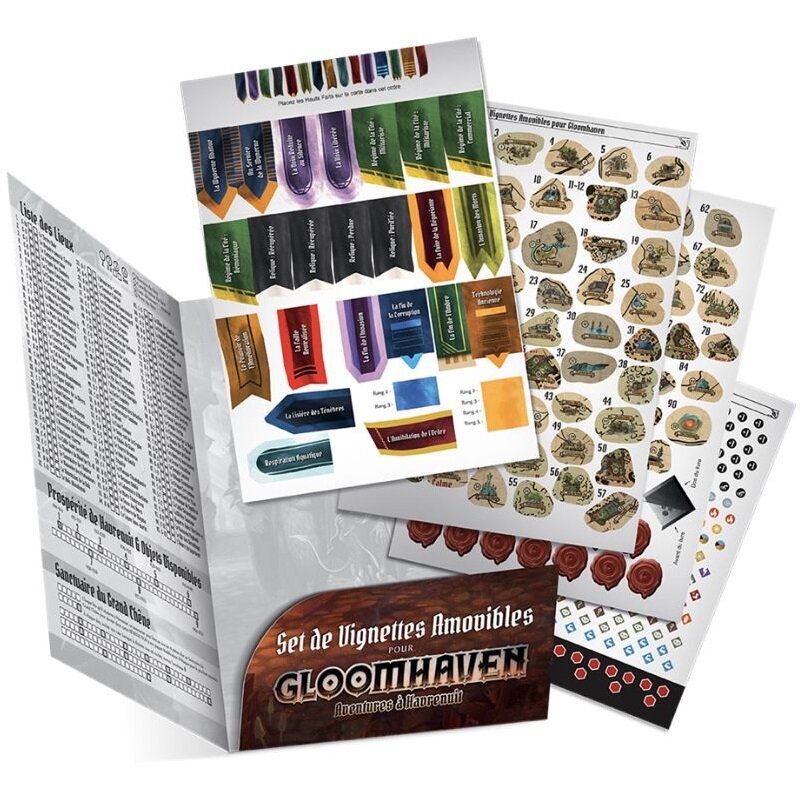 Gloomhaven - Set de Vignettes Amovibles (REMOVABLE STICKER SET) – Image 2