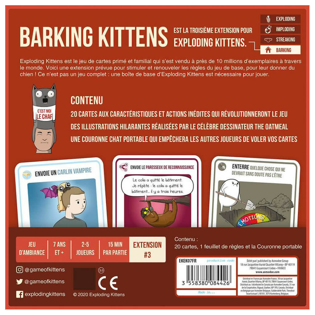 Exploding Kittens : Barking Kittens (extension) – Image 2