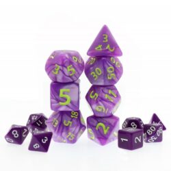 Set de dés JDR – Purple Giant Pearl