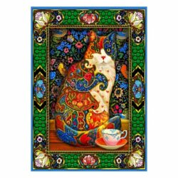 Art-by-Bluebird – Puzzle 1500p – Painted Cat