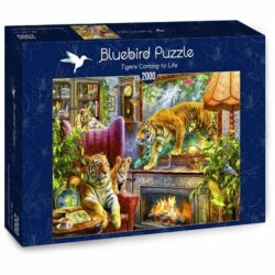 Art-by-Bluebird – Puzzle 2000p – Tigers Coming to Life