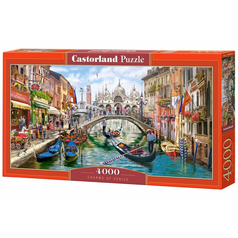 Castorland - Puzzle 4000p - Charms of Venise – Les Dés masKés