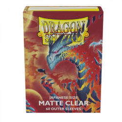 Dragon Shield – DS60J Outer Sleeves JAP – MATTE Clear