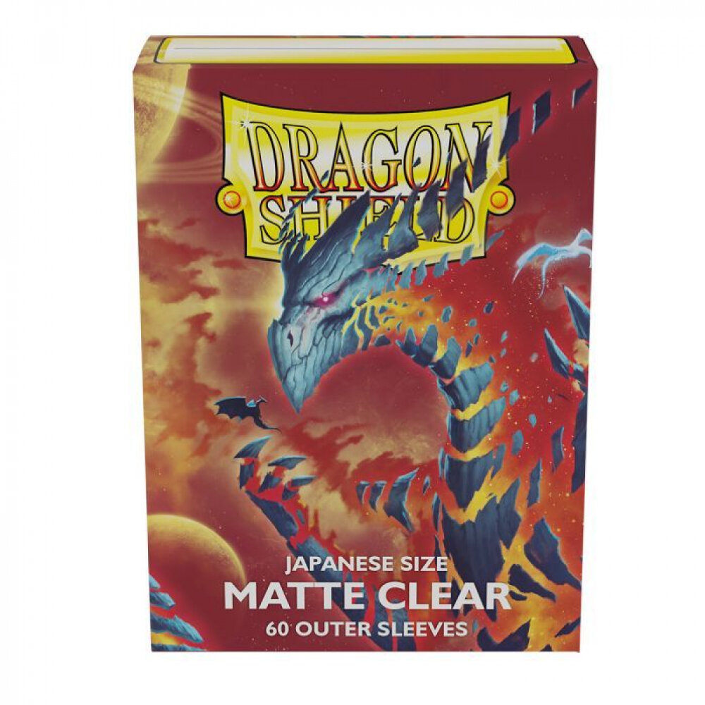 Dragon Shield - DS60J Outer Sleeves JAP - MATTE Clear