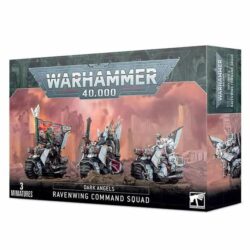 W40K – Dark Angels – État-major de la Ravenwing (Ravenwing Command Squad) (44-11)