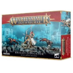 AOS – Stormcast Eternals – Chevalier-Judicator avec Gryph-dogues (Knight Judicator with Gryph-Hounds) (96-49)