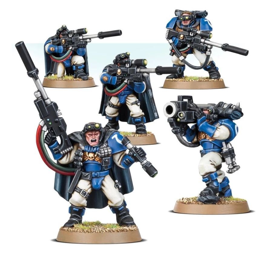 W40K - Space marine - Scouts with sniper riffles (48-29) – Image 2