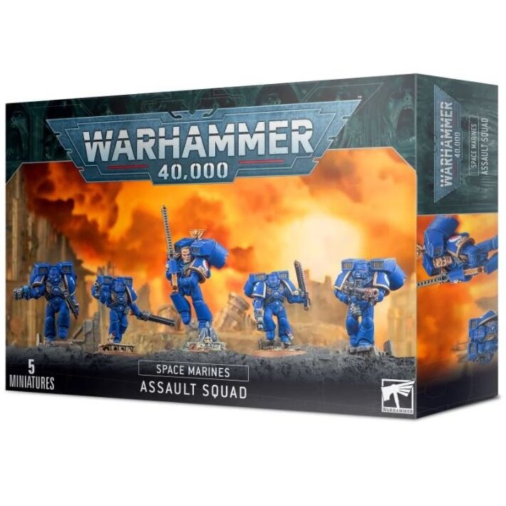 W40K - Space Marines - Assault Squad (Escouade d'assaut) (48-09)