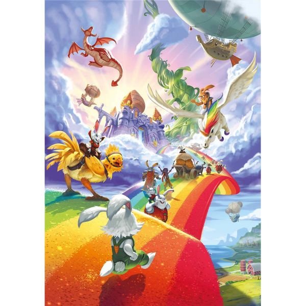 Puzzle Twist - 1000 p - Bunny kingdom in the sky – Image 2