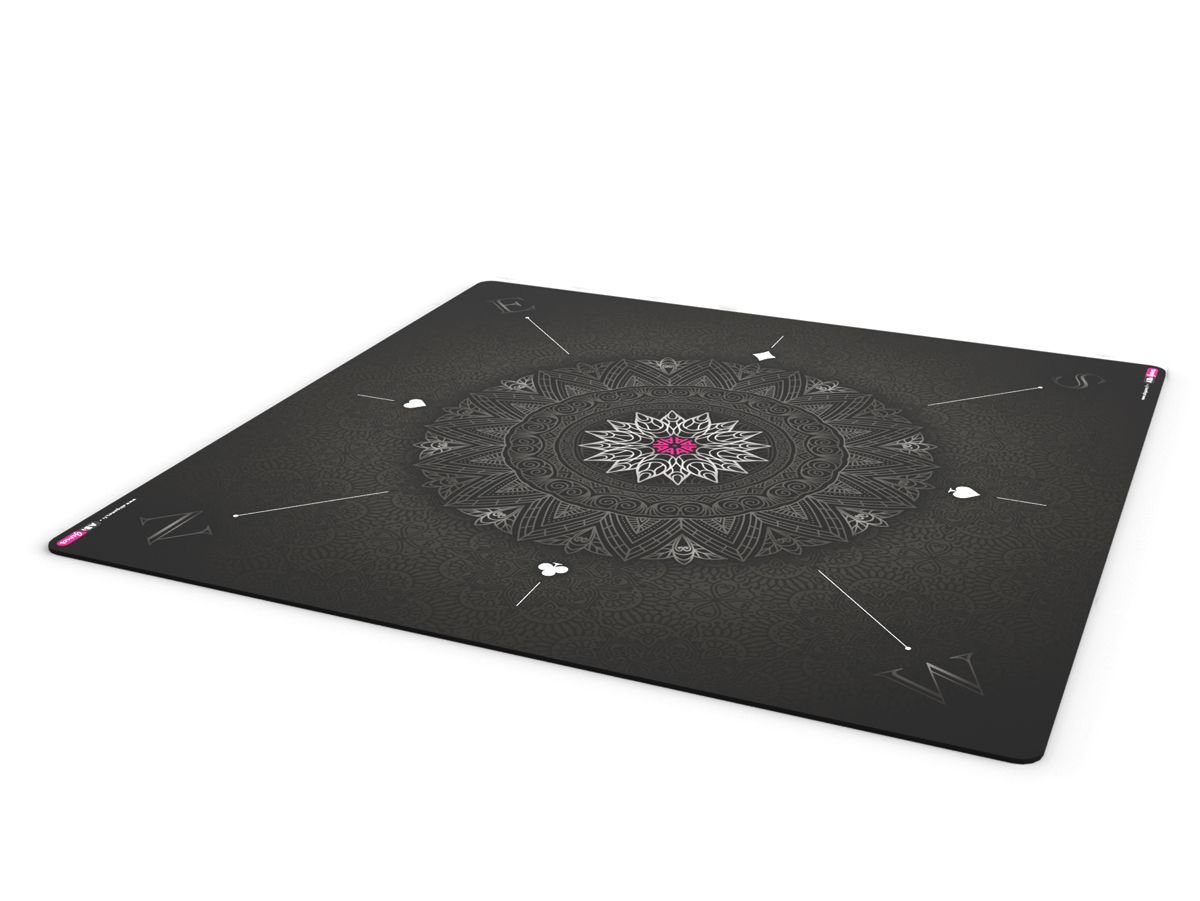 ABIGAMES - TAPIS DE JEU 60x60 - Rosace Noir (60X60 cm) – Image 2