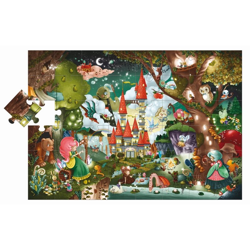 Giant Puzzle 48pc - Foret Enchantee