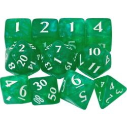 Dés – Eclipse 11 Dice Set : Forest Green