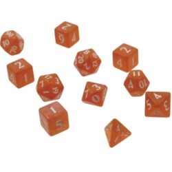 Dés – Eclipse 11 Dice Set : Pumpkin Orange