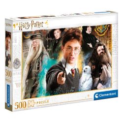 Puzzle 2D (500 pièces) – CLEMENTONI – Harry Potter puzzle Harry at Hogwarts