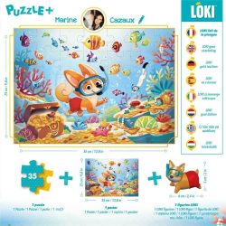 Puzzle+ – Loki fait de la plongée (35 pcs)