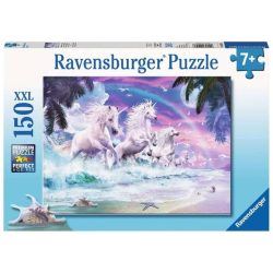 RAVENSBURGER – Puzzle – 150p XXL Licornes sur la Plage