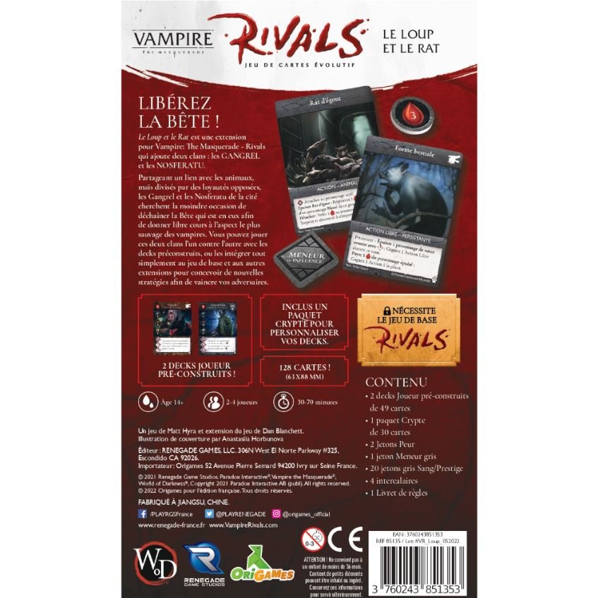 Vampire Rivals - Extension Le Loup et le Rat – Image 2