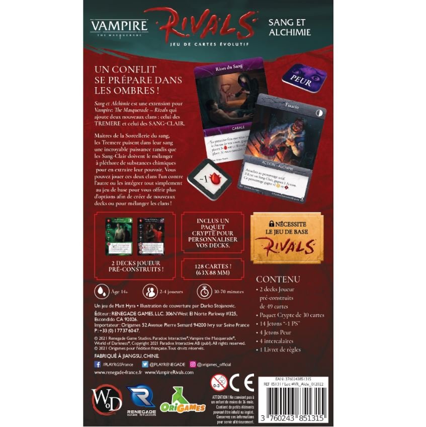 Vampire Rivals - Extension Sang et Alchimie – Image 2