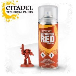 Peintures Citadel – Bombes sous-couche / Spray – MEPHISTON RED (400ML)