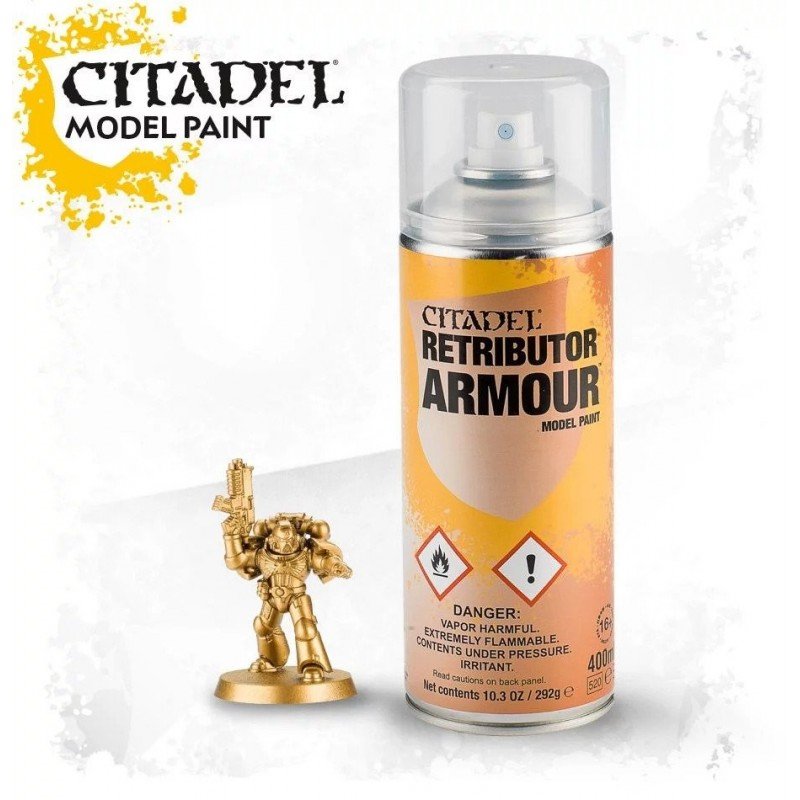Peintures Citadel - Bombes sous-couche / Spray - RETRIBUTOR ARMOUR (400ML)