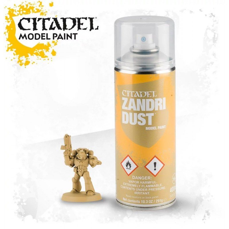 Peintures Citadel - Bombes sous-couche / Spray - ZANDRI DUST (400ML)
