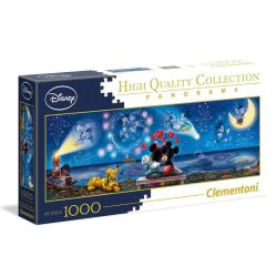 CLEMENTONI – Puzzle – 1000p : Panorama Disney Mickey & Minnie (1000 pièces)