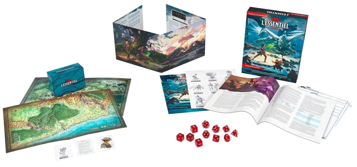 JDR Dungeons & Dragons 5 (DD5) : Kit L'Essentiel – Image 2