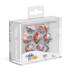Oakie Doakie – Dice RPG / Dés JDR – Set Gemidice – Silver-Rust (7)