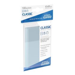 Ultimate Guard – 100 pochettes – Classic Soft Sleeves (format japonais) – Transparent