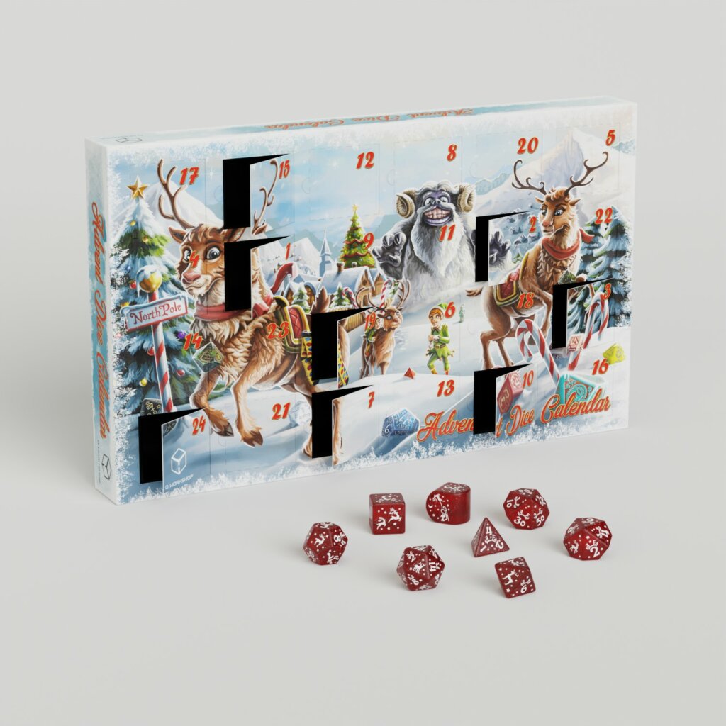 Q Workshop - Set de dés : Advent Dice Calendar 2022 / Calendrier de l'avent 2022 – Image 2