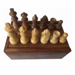 PMWD – Jeu d’échecs / Chess – PIECES ECHECS 76MM SHE. CLASSSHEESHAM CLASSIQUE