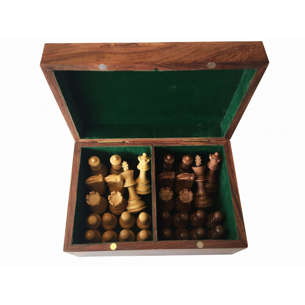 PMWD - Jeu d'échecs / Chess - Pièces d'échecs 76mm Sheesham Luxe