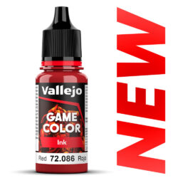 Vallejo – 18ML – Encre Rouge – Red [72086]