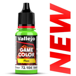 Vallejo – 18ML – Vert Fluo – Fluorescent Green [72104]