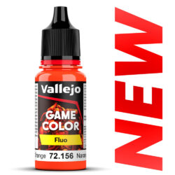 Vallejo – 18ML – Orange Fluo – Fluorescent Orange [72156]
