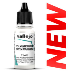 Vallejo – 18ML – Vernis Polyuréthane Satiné – Polyurethane Satin Varnish [72652]